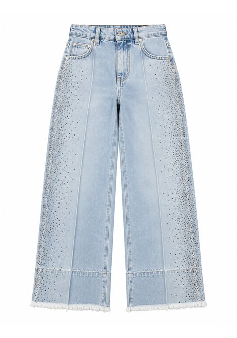 Jeans con orlo sfrangiato Lù-Lù BY MISS GRANT | LL4618BLU